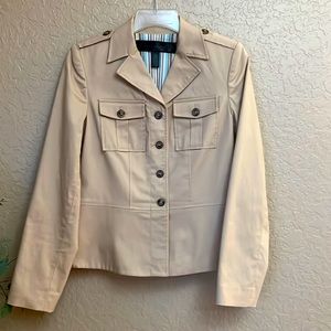 EUC  Tan Apostrophe Jacket Size 2